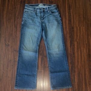 Mens Classic Blue Denim Jeans